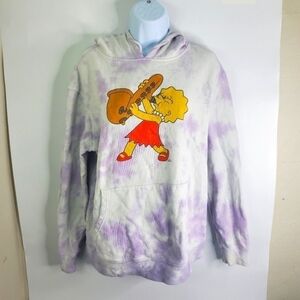 The Simpsons Tie Dye Hoodie Women’s Size Large